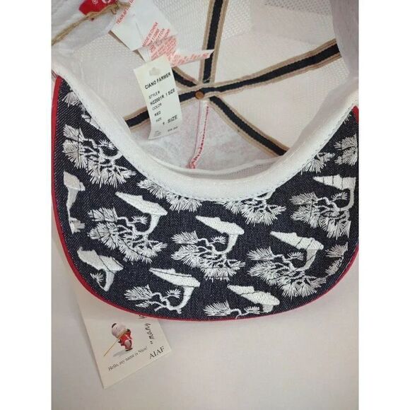 Ciano Farmer Samurai Baseball Hat Snapback Red NWT - Picture 12 of 16